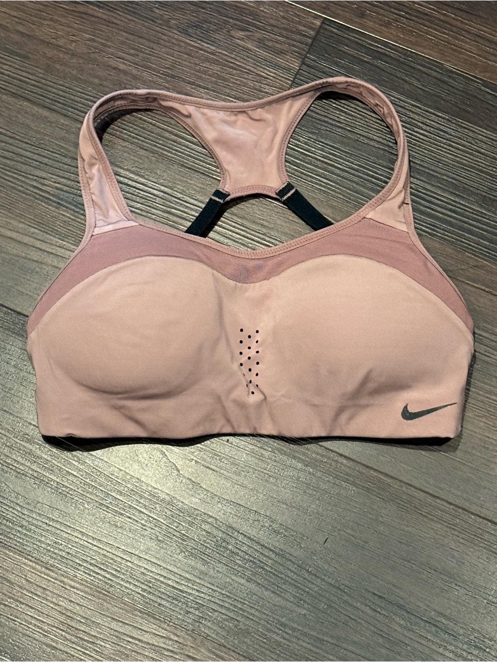 Nike Rose Pink Racerback High-Support Sports Bra